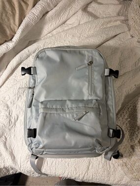Light Blue Travel Backpack